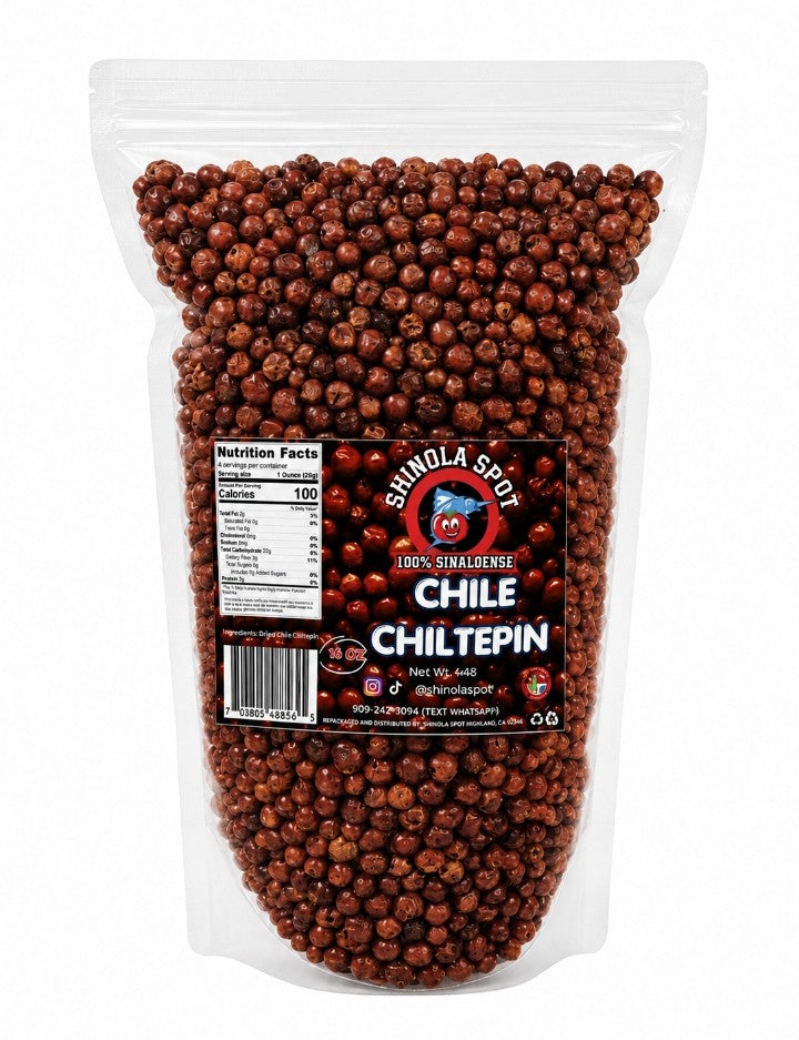 Shinola Spot Chile Chiltepin 16oz resealable bag