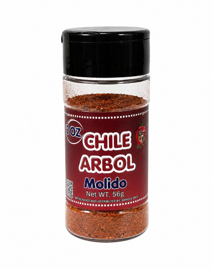 Shinola Spot Chile de Arbol molido 2oz bottle