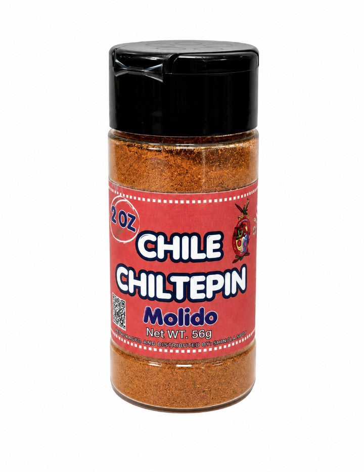 Shinola Spot Chile Chiltepin molido 2oz bottle